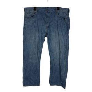 Levi's 569 Jeans‎ Men's 40x30 Blue Denim Stretch Zip Fly Loose Fit Straight Leg